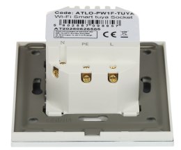 INTELIGENTNE GNIAZDO ELEKTRYCZNE ATLO-PW1F-TUYA Wi-Fi, Tuya Smart ATLO
