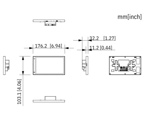 PANEL WEWNĘTRZNY SCP3022A-B IP / Wi-Fi / 2-Wire DAHUA