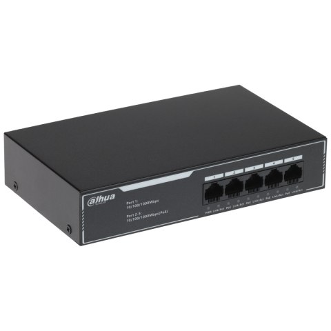 SWITCH POE SG1005LP 5-PORTOWY, 4 PoE DAHUA