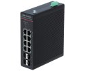 SWITCH PRZEMYSŁOWY POE DS-3T1512HP-SI-8P4FKIT(75W) 8-PORTOWY SFP Hikvision