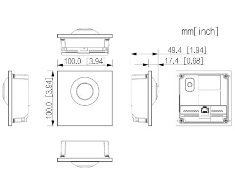 WIDEODOMOFON VTO4201FB-P1 DAHUA