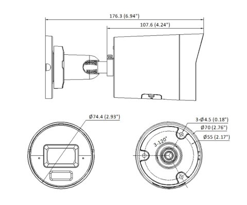 KAMERA IP DS-2CD2067G2H-LIU/SL(2.8MM)(EF) ColorVu - 6 Mpx Hikvision