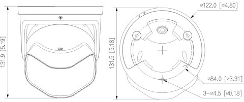 KAMERA IP IPC-PDW5849-A180-E2-ASTE-0360B PANORAMICZNA Full-Color WizMind - 7.3 Mpx 2 X 3.6 mm DAHUA