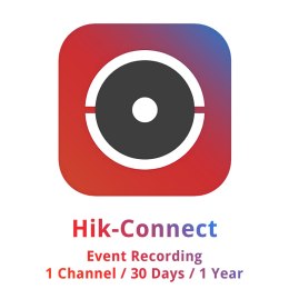 LICENCJA DO OPROGRAMOWANIA HC-EVENTRECORDING/30DAY/1CH/1Y Hikvision