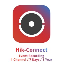LICENCJA DO OPROGRAMOWANIA HC-EVENTRECORDING/7DAY/1CH/1Y Hikvision