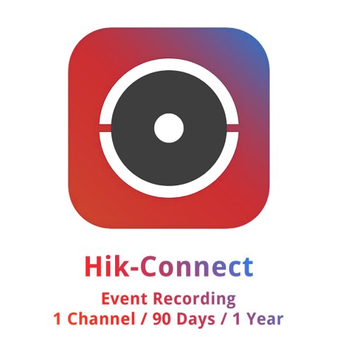 LICENCJA DO OPROGRAMOWANIA HC-EVENTRECORDING/90DAY/1CH/1Y Hikvision