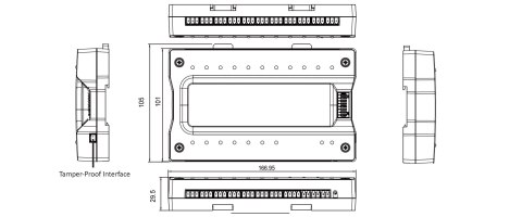 MODUŁ ROZPROSZONEGO KONTROLERA WINDY DS-K2M0016A Hikvision