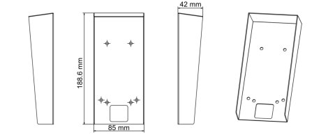 OBUDOWA NATYNKOWA DS-KAB502-S1 Hikvision