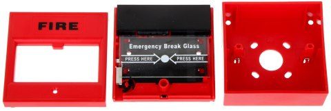 PRZYCISK SYGNALIZACJI POŻARU DS-K7PEB(RED) Hikvision