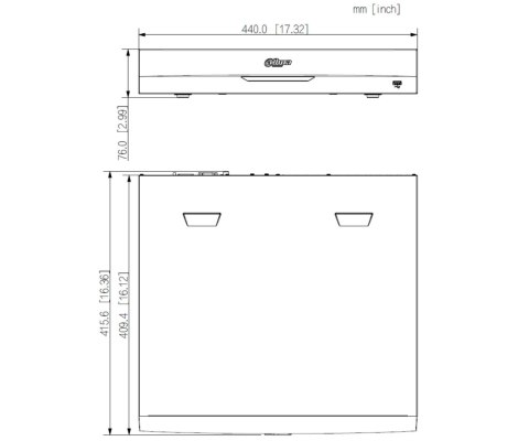 REJESTRATOR IP NVR5464-16HP-EI2 64 KANAŁY, 16 PoE WizSense DAHUA