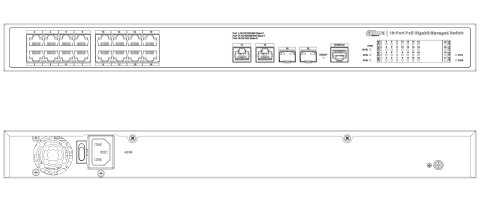 SWITCH POE S4220-16GT-240 16-PORTOWY SFP DAHUA