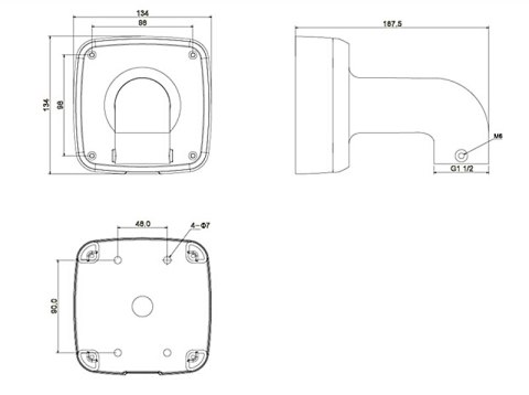 ADAPTER RURY PFB302S DAHUA