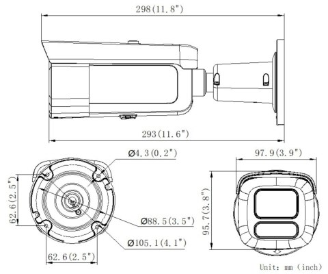 KAMERA WANDALOODPORNA IP DS-2CD2683G2-LIZS2U(2.8-12MM)/PL Smart Hybrid Light AcuSense - 8 Mpx Hikvision