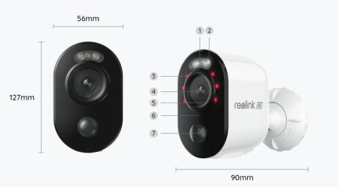 Kamera IP Reolink Argus B350 z panelem solarnym