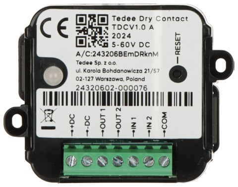 MODUŁ PRZEWODOWY DO ZAMKÓW TEDEE-DRY-CONTACT Tedee GERDA