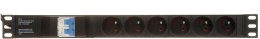 Listwa zasilająca 6 gniazd PD-6/R-2P