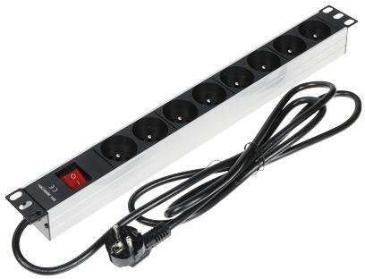 Listwa zasilająca 8 gniazd PD-8/RACK