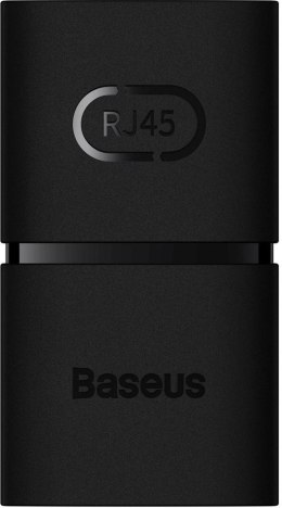Złączka sieciowa łącznik kabli Ethernet RJ-45 Baseus AirJoy Series 2 szt. - czarna