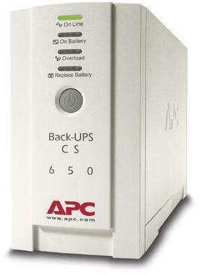 APC Zasilacz awaryjny BACK-UPS CS 650VA USB/SERIAL 230V BK650EI