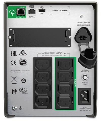 APC Zasilacz awaryjny SMT1000IC 1kVA/700W Tower SmartConnect