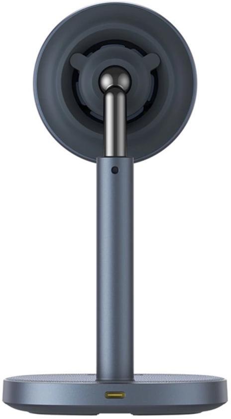Ładowarka indukcyjna Baseus Orbit 2 Pro MagSafe Qi2 20W 2 w 1 z chłodzeniem - szara