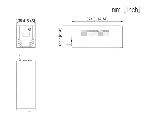 ZASILACZ UPS PFM3350-2000L 2000 VA DAHUA