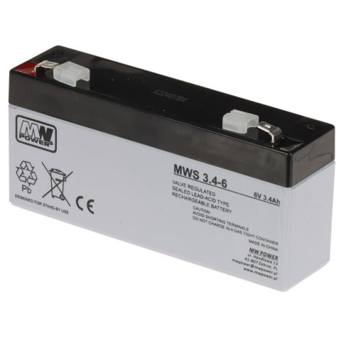 AKUMULATOR 6V/3.4AH-MWS