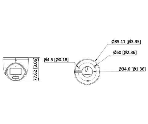 KAMERA AHD, HD-CVI, HD-TVI, PAL DS-2CE70DF0T-LMFS(2.8MM) Smart Hybrid Light ColorVu - 1080p Hikvision