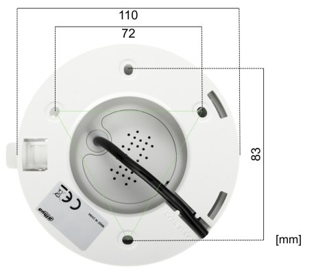 KAMERA AHD, HD-CVI, HD-TVI, PAL HAC-HDW1500TQ-IL-T-0280B-DIP Smart Dual Light Two-way Talk - 5 Mpx 2.8 mm DAHUA
