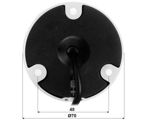 KAMERA AHD, HD-CVI, HD-TVI, PAL HAC-HFW1500RM-0280B-S3-DIP - 5 Mpx 2.8 mm DAHUA