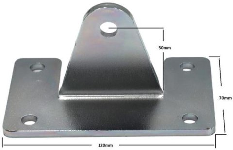 Uchwyty MOD.10/120/70 do napędów z otworami 10mm: Beninca, NICE, BFT Athos, DEA itd.