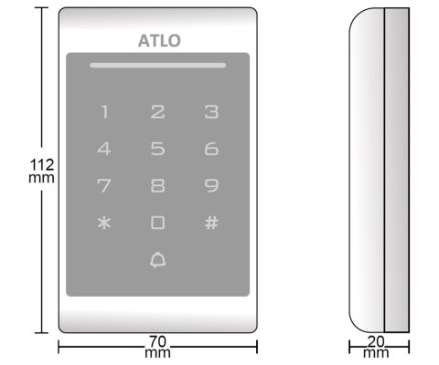 ZAMEK SZYFROWY ATLO-KRM-1203
