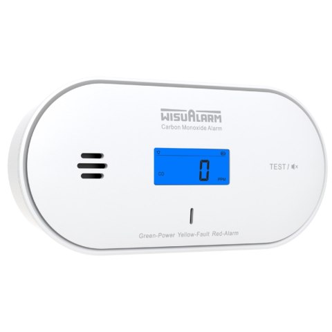 BEZPRZEWODOWA CZUJKA TLENKU WĘGLA (CZADU) HY-GC30A-R8 WISUALARM