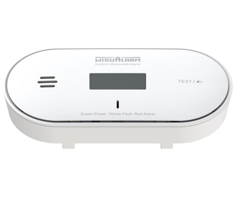 BEZPRZEWODOWA CZUJKA TLENKU WĘGLA (CZADU) HY-GC30A-R8 WISUALARM
