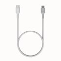 KABEL USB-C / USB-C Greencell PowerStream 200cm PD 100W biały w oplocie
