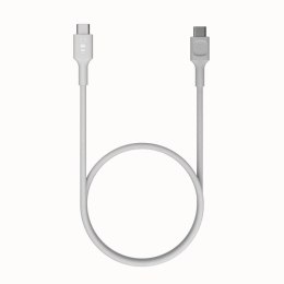 KABEL USB-C / USB-C Greencell PowerStream 200cm PD 100W biały w oplocie