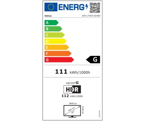 TELEWIZOR LTV65-SG400 Google TV 65 " - 4K UHD 60 Hz DAHUA