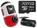 Wideorejestrator 70mai X800 Omni 4K/GPS/WiFi Dual czerwony + karta SD 70mai 128GB