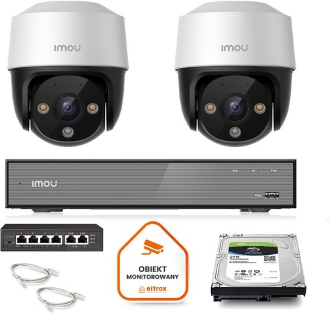 Zestaw monitoringu Imou 2x kamera IP Cruiser 4MP POE