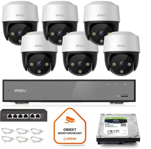 Zestaw monitoringu Imou 6x kamera Cruiser 4MP POE