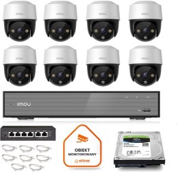 Zestaw monitoringu Imou 8x kamera Cruiser 4MP POE