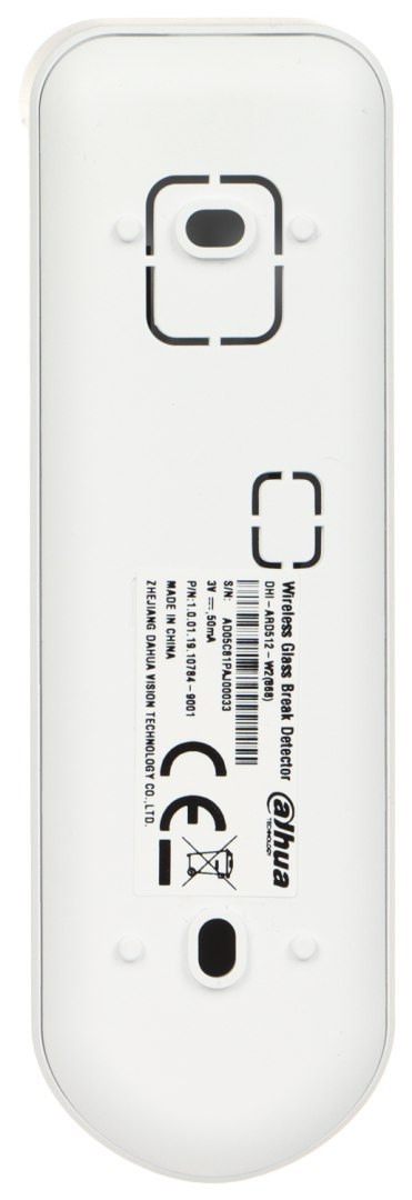 BEZPRZEWODOWA CZUJKA AKUSTYCZNA ZBICIA SZKŁA ARD512-W2(868) DAHUA