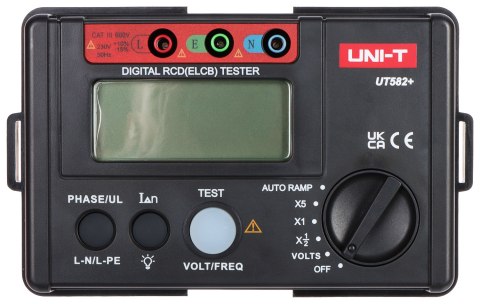 MIERNIK REZYSTANCJI IZOLACJI + TESTER RCD UT-582+ UNI-T