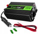 PRZETWORNICA NAPIĘCIA Green Cell 12V / 230V 500W/1000W MODYFIKOWANA SINUSOIDA