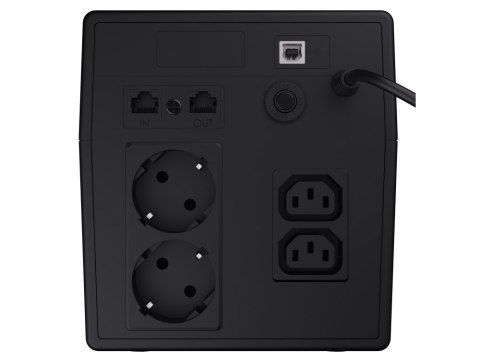 UPS ZASILACZ AWARYJNY Green Cell MICROSINE 1000VA 700W Z WYŚWIETLACZEM LCD UPS08