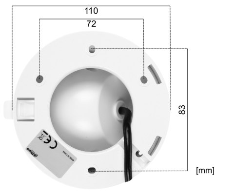 KAMERA AHD, HD-CVI, HD-TVI, PAL HAC-HDW1549X-IL-A-PRO-0280B-DIP WizColor - 5 Mpx 2.8 mm DAHUA