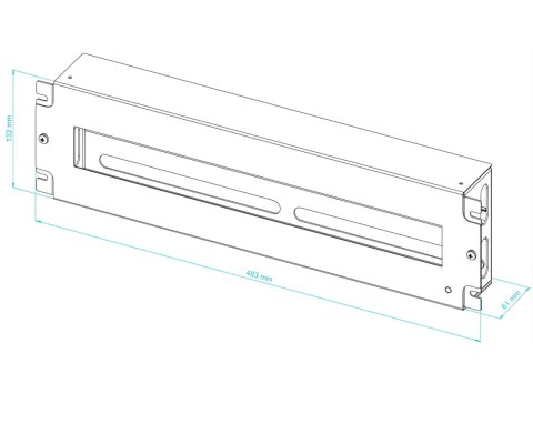 PANEL DYSTRYBUCJI NAPIĘĆ S-VDP-C19-3U-60-B STALFLEX