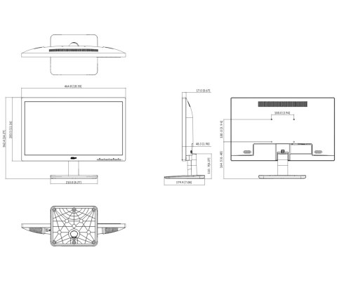 MONITOR VGA, HDMI LM19-L200N 19.5 " DAHUA