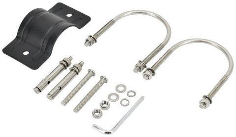 Solarna Oprawa uliczna LED SOLGER 15W 1600LM 4000K IP65 czarna cz. pir