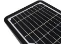 Solarna Oprawa uliczna LED SOLGER 15W 1600LM 4000K IP65 czarna cz. pir